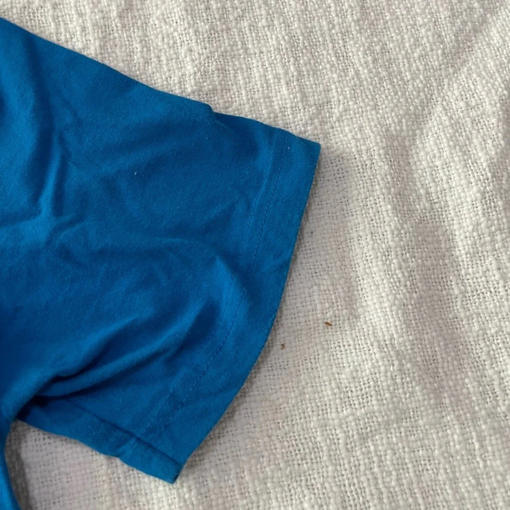 Fox Racing Kids Blue Graphic T-Shirt Short Sleeve Logo Tee YXL 74 Racing